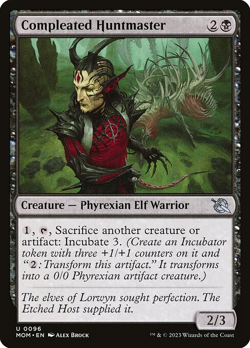 Compleated Huntmaster - March of the Machine Magic card