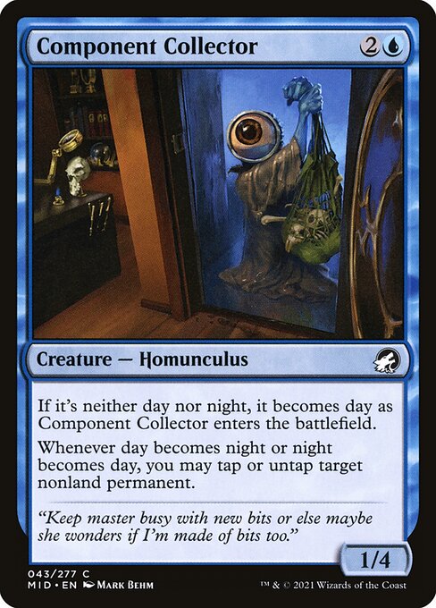 Component Collector - Innistrad: Midnight Hunt (#43) - Illustrated by Mark Behm - Magic: The Gathering Card