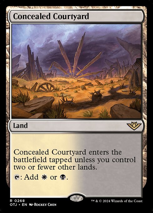 Concealed Courtyard - Outlaws of Thunder Junction Magic card