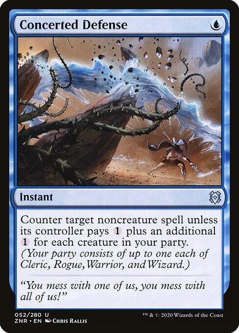 Concerted Defense - Zendikar Rising Magic card