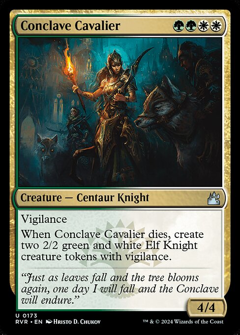 Conclave Cavalier - Ravnica Remastered Magic card