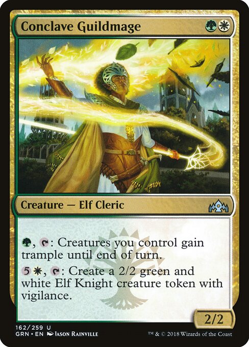 Маг Гильдии Конклава (Conclave Guildmage) - Guilds of Ravnica (#162) - Illustrated by Jason Rainville - Magic: The Gathering Card