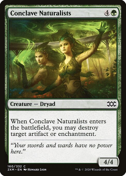Conclave Naturalists - Double Masters Magic card