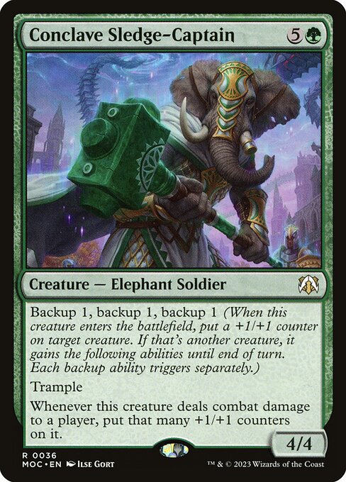 Conclave Sledge-Captain - March of the Machine Commander Magic card