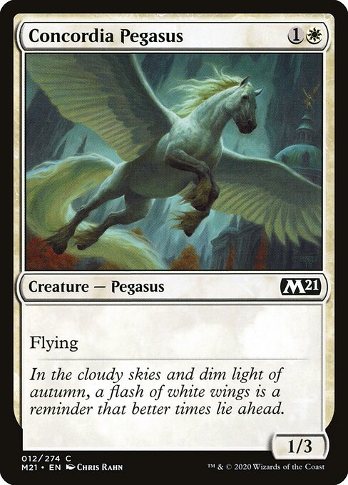 Concordia Pegasus - Core Set 2021 Magic card