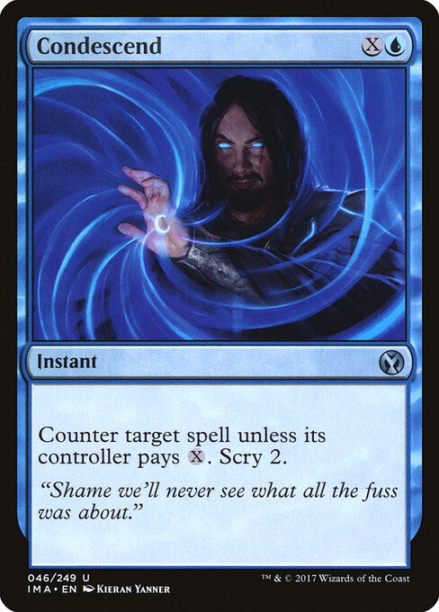 Condescend - Iconic Masters (#46) - Illustrated by Kieran Yanner - Magic: The Gathering Card