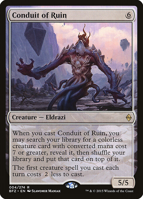 Conduit of Ruin - Battle for Zendikar Magic card