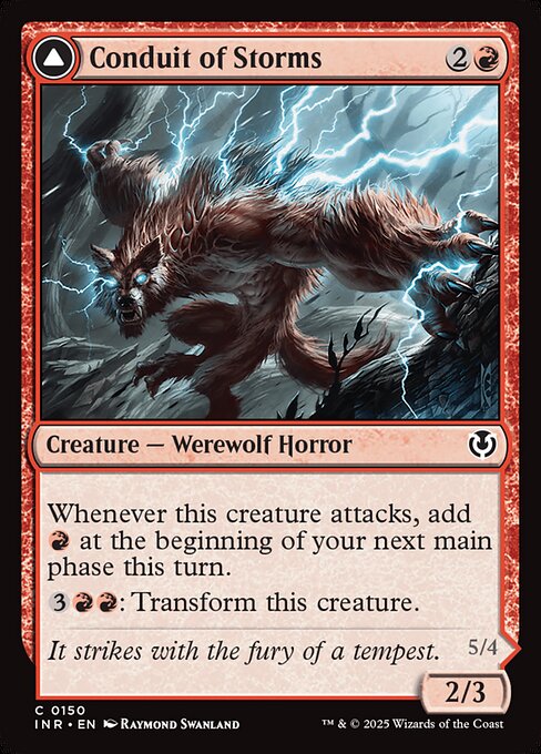 Conduit of Storms // Conduit of Emrakul - Innistrad Remastered (#150) - Illustrated by Raymond Swanland - Magic: The Gathering Card
