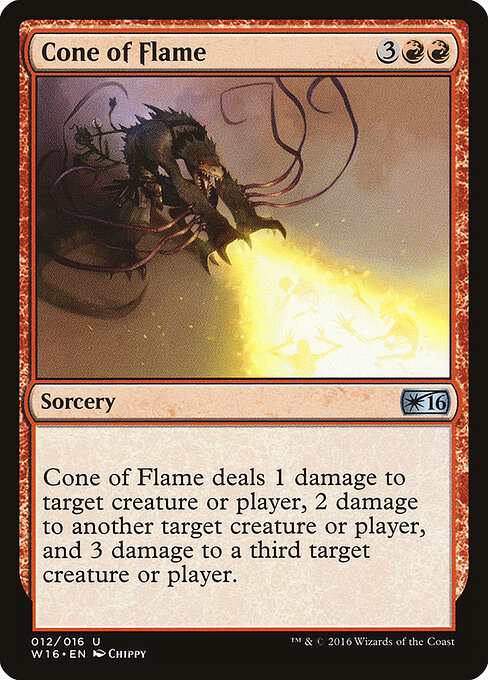 Cone of Flame - Welcome Deck 2016 Magic card