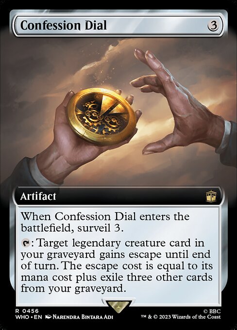 Beichtscheibe (Confession Dial) - Doctor Who (#173) - Illustrated by Narendra Bintara Adi - Magic: The Gathering Card