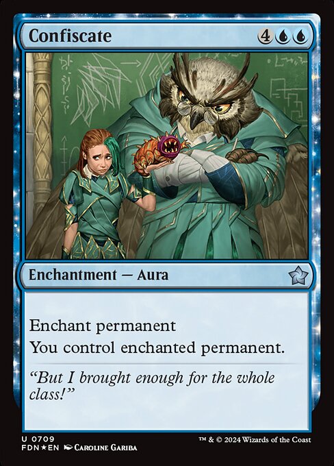 Confiscate - Foundations Magic card