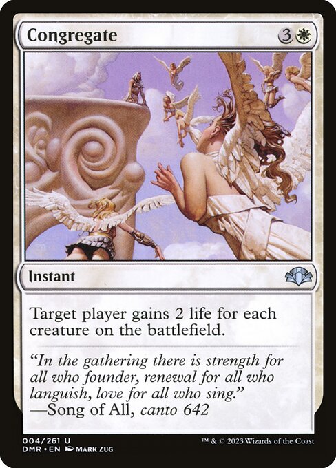 Congregate - Dominaria Remastered Magic card