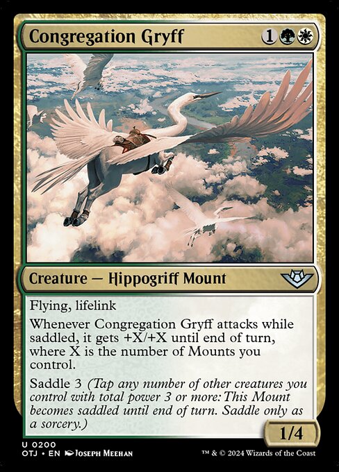 Congregation Gryff - Outlaws of Thunder Junction Magic card