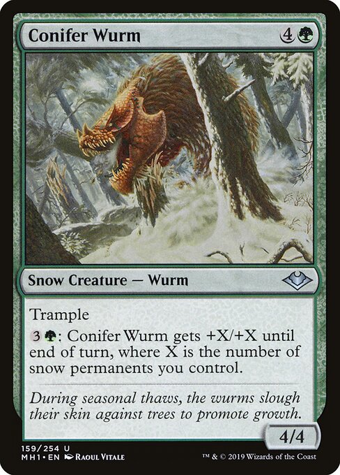 Conifer Wurm - Modern Horizons Magic card