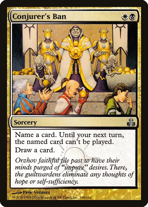 Conjurer's Ban - Guildpact Magic card