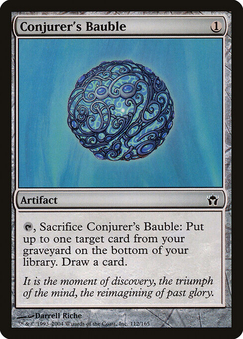 Conjurer's Bauble - Fifth Dawn (#112) - Illustrated by Darrell Riche - Magic: The Gathering Card