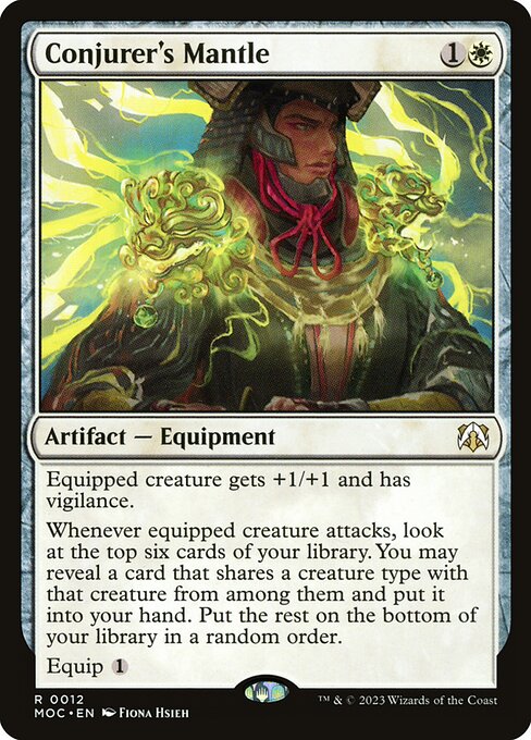 Conjurer's Mantle - March of the Machine Commander Magic card
