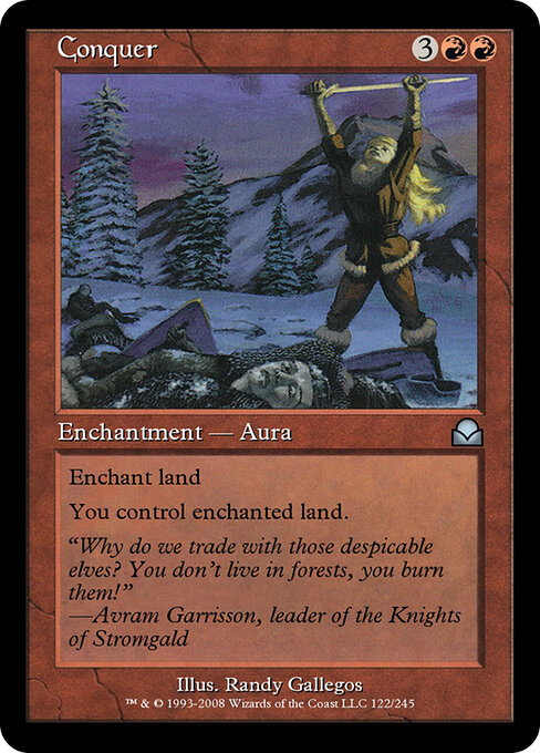 Conquer - Masters Edition II Magic card
