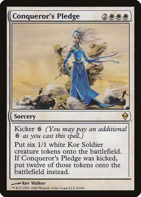 Conqueror's Pledge - Zendikar Magic card