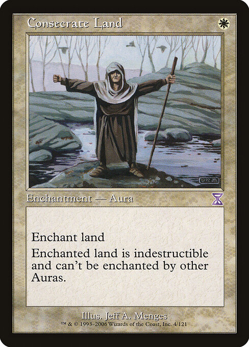 Consecrate Land - Time Spiral Timeshifted Magic card