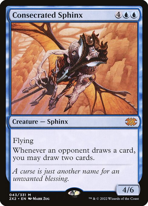 Consecrated Sphinx - Double Masters 2022 Magic card
