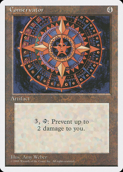 Conservator - Fourth Edition Magic card