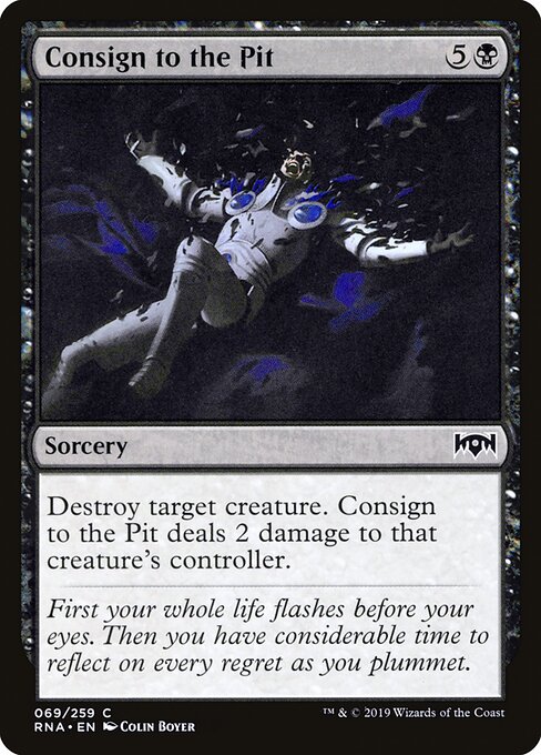 Consign to the Pit - Ravnica Allegiance Magic card
