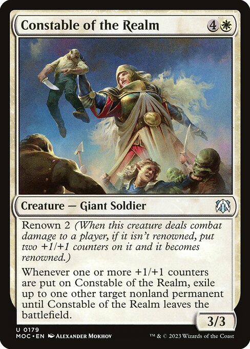 Constable of the Realm - March of the Machine Commander Magic card