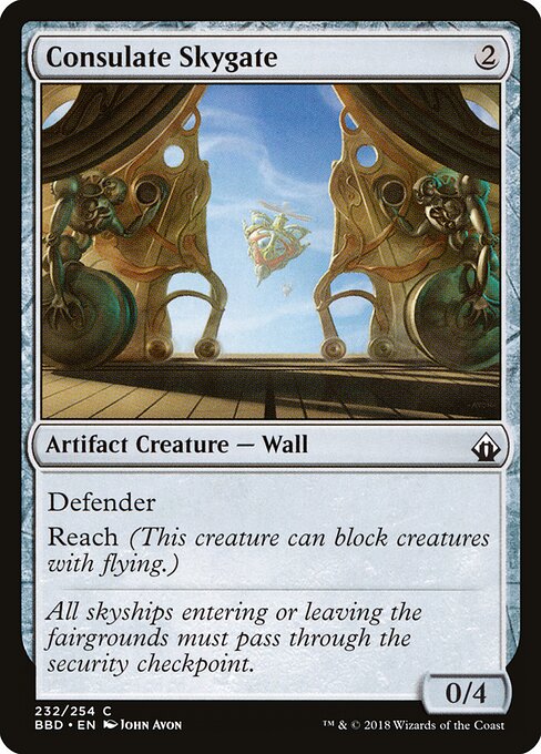 Consulate Skygate - Battlebond Magic card