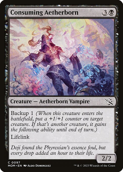 Consuming Aetherborn - March of the Machine Magic card