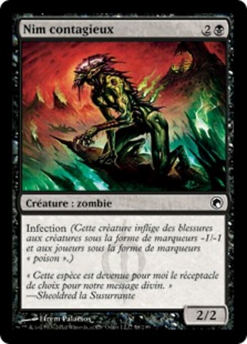 Nim Contagioso (Contagious Nim) - Scars of Mirrodin (#58) - Illustrated by Efrem Palacios - Magic: The Gathering Card