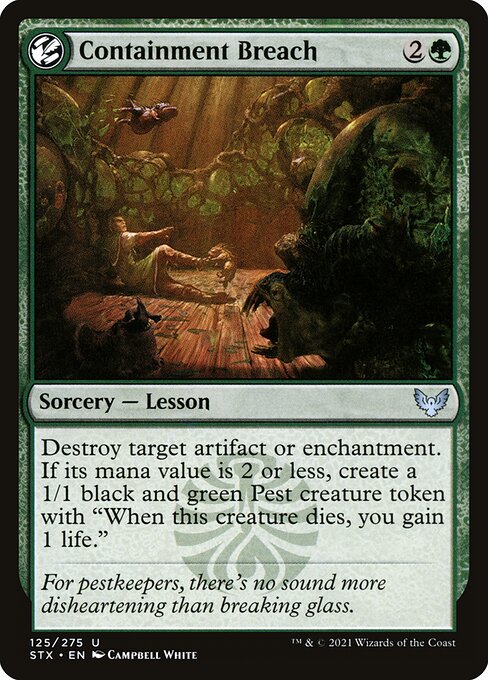 Containment Breach - Strixhaven: School of Mages Magic card