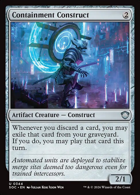 Containment Construct - Secrets of Strixhaven Commander Magic card