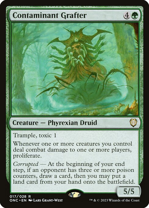 Contaminant Grafter - Phyrexia: All Will Be One Commander Magic card