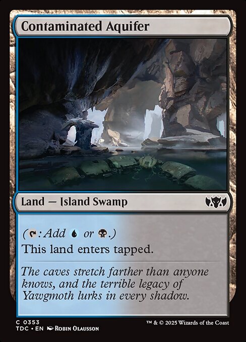 Contaminated Aquifer - Tarkir: Dragonstorm Commander Magic card
