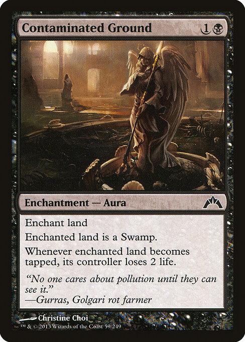 Contaminated Ground - Gatecrash Magic card