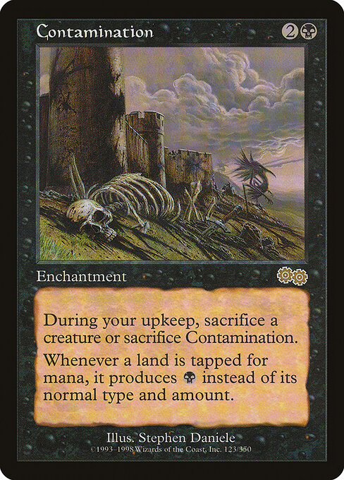 Contamination - Urza's Saga Magic card
