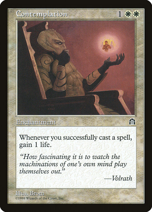 Contemplation - Stronghold Magic card