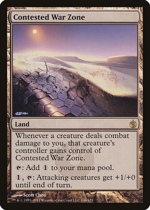 Contested War Zone - Mirrodin Besieged Magic card