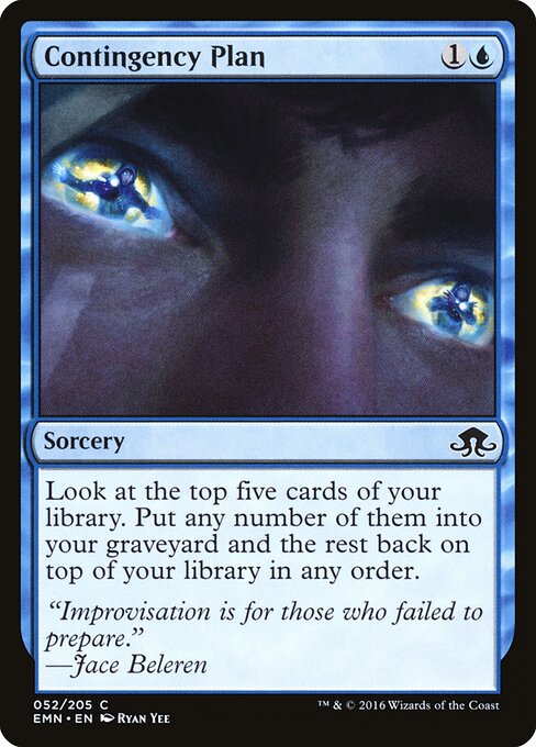 Contingency Plan - Eldritch Moon Magic card
