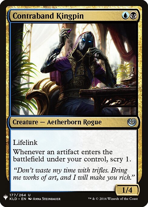 Re del Contrabbando (Contraband Kingpin) - Kaladesh (#177) - Illustrated by Anna Steinbauer - Magic: The Gathering Card