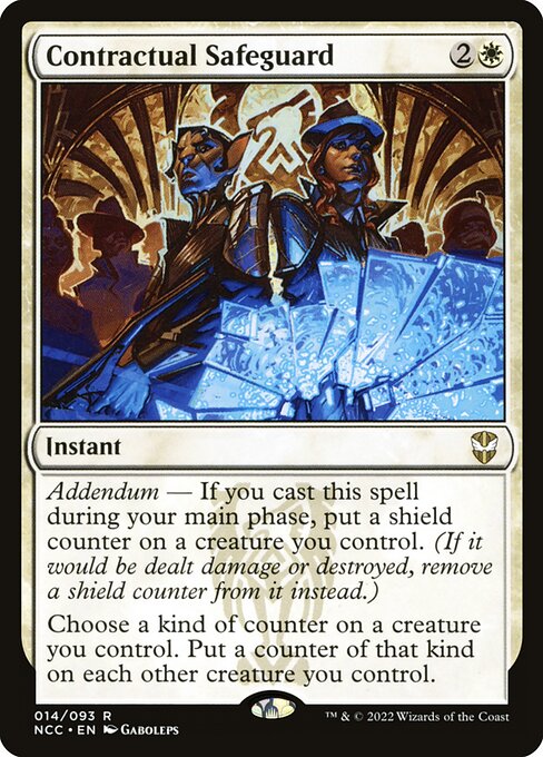 Contractual Safeguard - New Capenna Commander Magic card