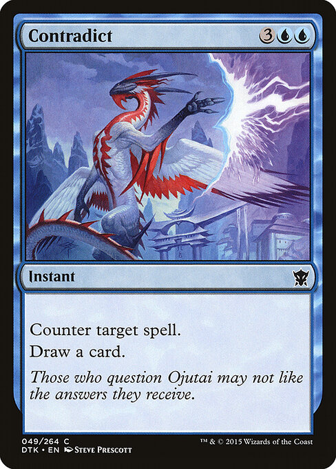 Contradict - Dragons of Tarkir Magic card