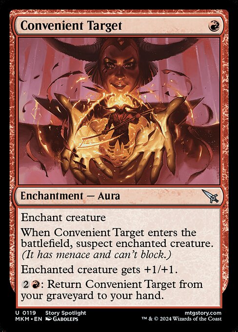 Convenient Target - Murders at Karlov Manor Magic card