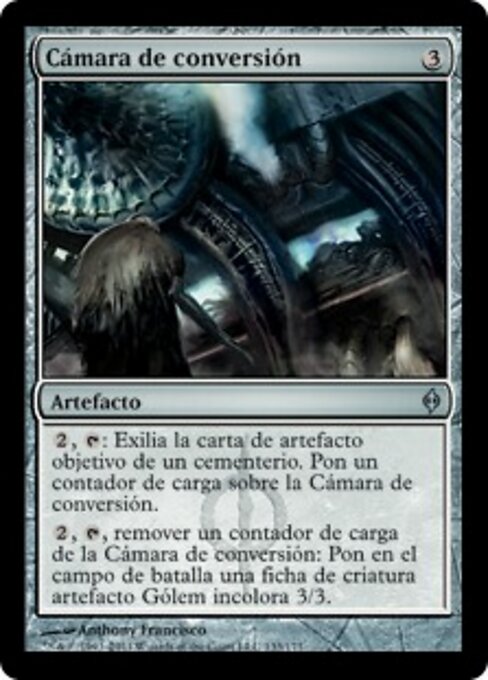 Cámara de conversión (Conversion Chamber) - New Phyrexia (#133) - Illustrated by Anthony Francisco - Magic: The Gathering Card