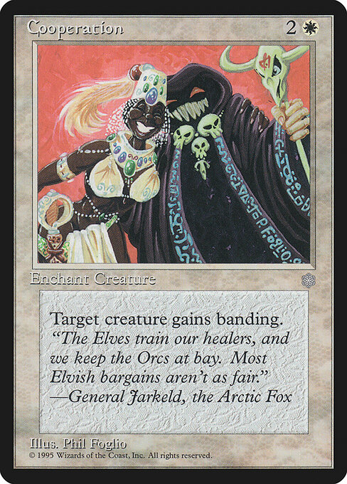 Cooperation - Ice Age Magic card