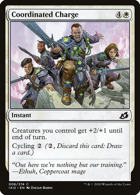 Coordinated Charge - Ikoria: Lair of Behemoths Magic card