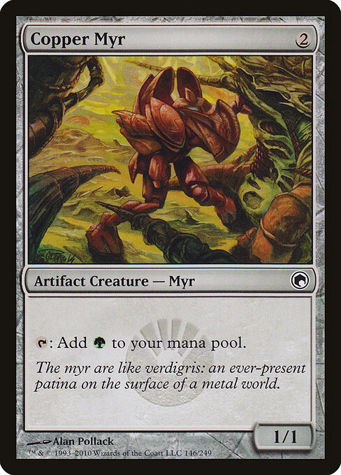 Copper Myr - Scars of Mirrodin Magic card