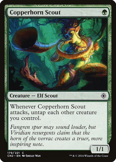 Copperhorn Scout - Conspiracy: Take the Crown Magic card