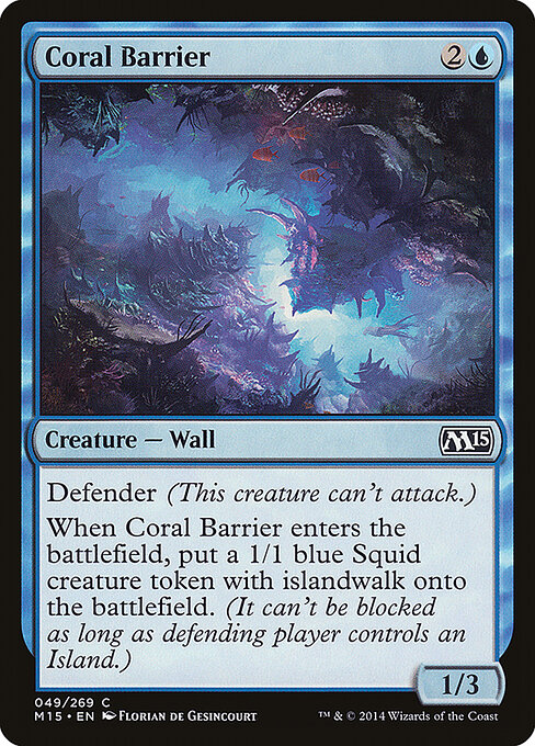 Coral Barrier - Magic 2015 Magic card